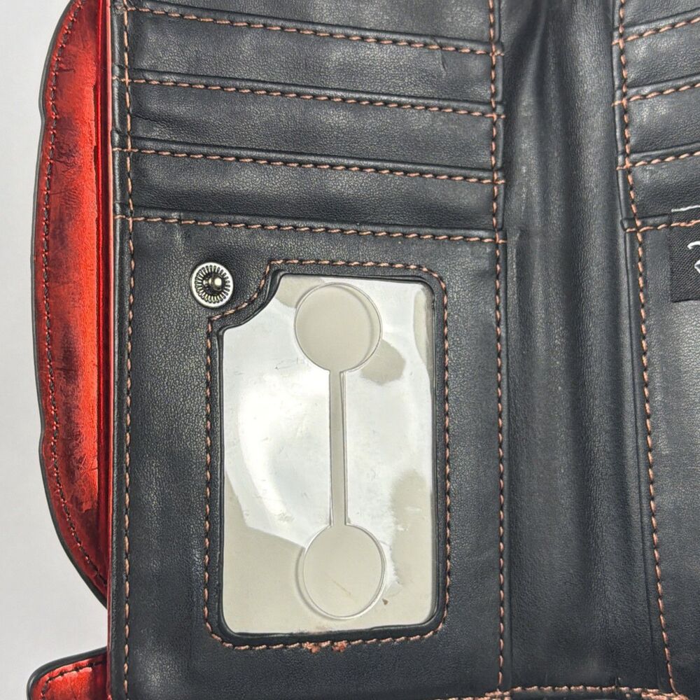 Disney Loungefly Big Hero Six Baymax Battle Mode Cosplay Wallet Red Iridescent - Picture 8 of 11